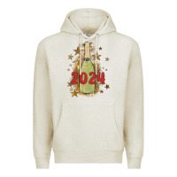 Oatmeal Heather sparkly champagne Premium Hoodie - MaliasSmallBusiness