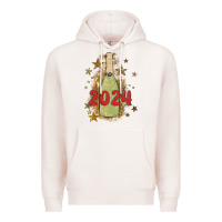Pale Pink sparkly champagne Premium Hoodie - MaliasSmallBusiness