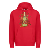 Red sparkly champagne Premium Hoodie - MaliasSmallBusiness