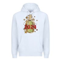 White sparkly champagne Premium Hoodie - MaliasSmallBusiness