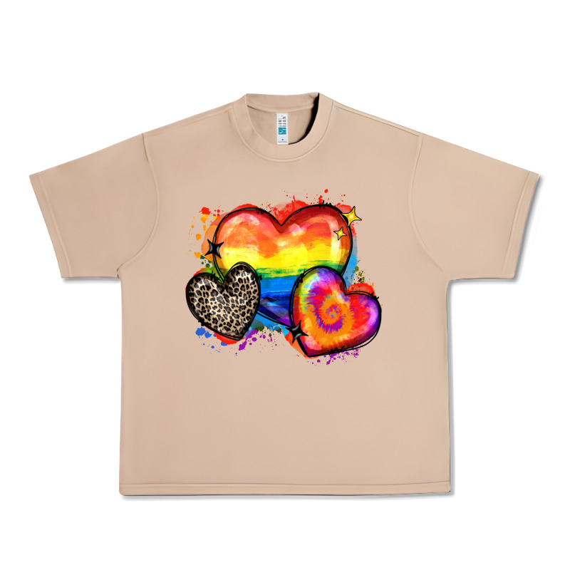 Pride Hearts Urban Heavy Tee by Zillion Design Studio | Teevron