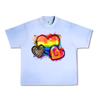 Grape Ice pride hearts Urban Heavy Tee - Zillion Design Studio