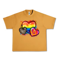Peanut Butter pride hearts Urban Heavy Tee - Zillion Design Studio
