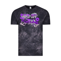 Cloud Black purple its my birthday Vintage Tee - Zillion Design Studio