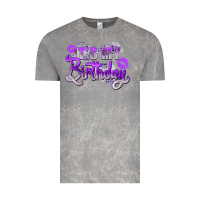 Cloud Rock purple its my birthday Vintage Tee - Zillion Design Studio