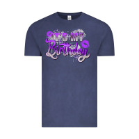 Vintage Denim purple its my birthday Vintage Tee - Zillion Design Studio