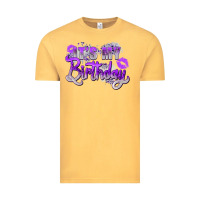 Vintage Mustard purple its my birthday Vintage Tee - Zillion Design Studio