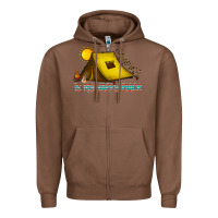 Chestnut camping is my happy place Zipper Hoodie - CowhideDigitalArt
