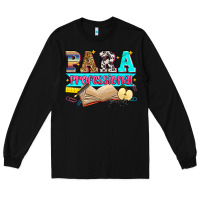 Black paraprofessional Long Sleeve Tee - Zillion Design Studio
