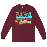 Burgundy paraprofessional Long Sleeve Tee - Zillion Design Studio