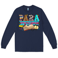 Navy paraprofessional Long Sleeve Tee - Zillion Design Studio