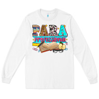 White paraprofessional Long Sleeve Tee - Zillion Design Studio