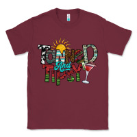 Burgundy tanned and tipsy Classic Tee - SublimationCraftShop