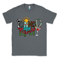 Charcoal Heather tanned and tipsy Classic Tee - SublimationCraftShop