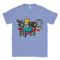 Colony Blue tanned and tipsy Classic Tee - SublimationCraftShop