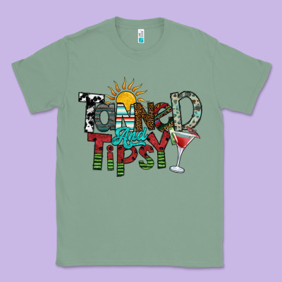 Tanned And Tipsy Classic Tee Designed By Sublimationcraftshop