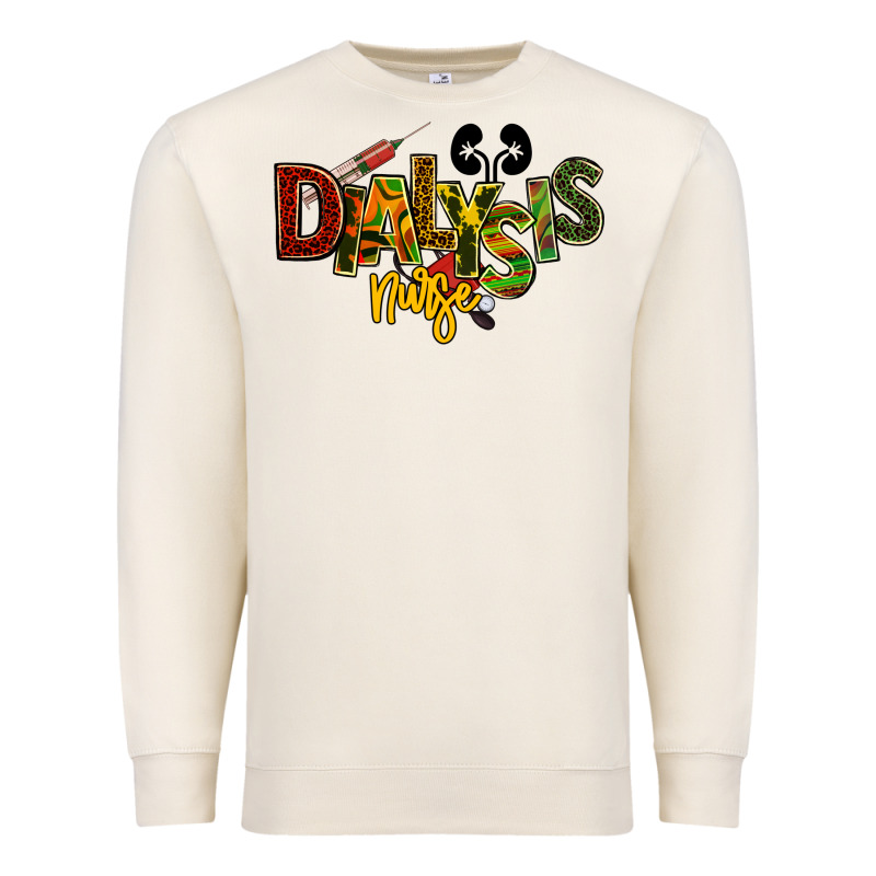 Dialysis Nurse Kidney Juneteenth Premium Sweatshirt by NancyCooperArtShop | Teevron