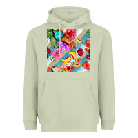 Matcha flowers ice cream fruit Heavyweight Hoodie - BundleAndBundleShop