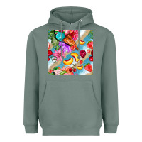 Sage flowers ice cream fruit Heavyweight Hoodie - BundleAndBundleShop