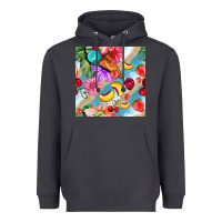 Smoke flowers ice cream fruit Heavyweight Hoodie - BundleAndBundleShop