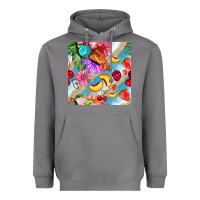 Storm flowers ice cream fruit Heavyweight Hoodie - BundleAndBundleShop