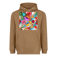 Toasted Coconut flowers ice cream fruit Heavyweight Hoodie - BundleAndBundleShop