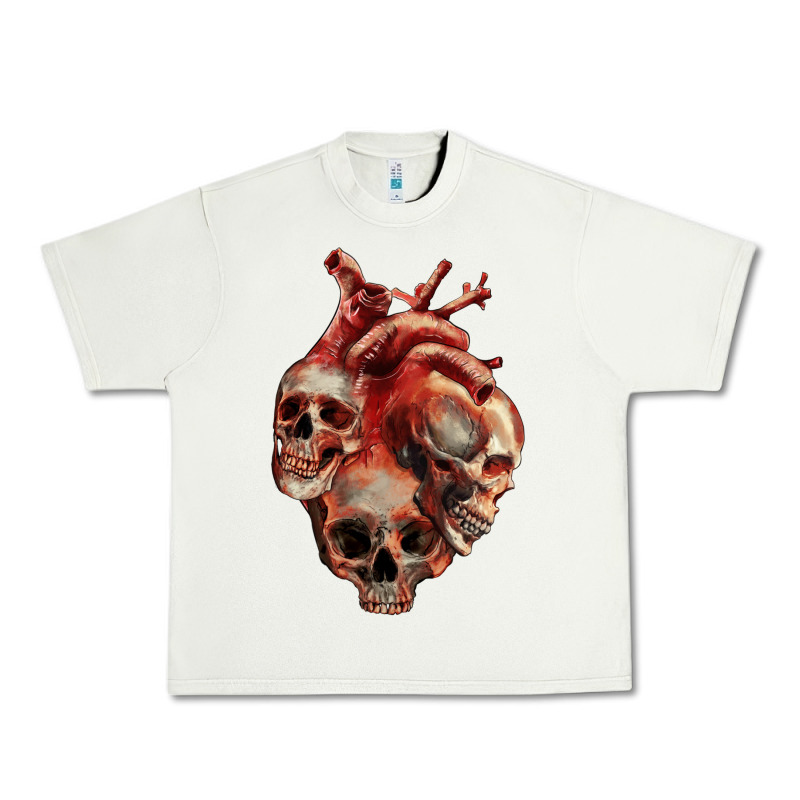 Heart Skulls Urban Heavy Tee by RanaPortraitStore | Teevron