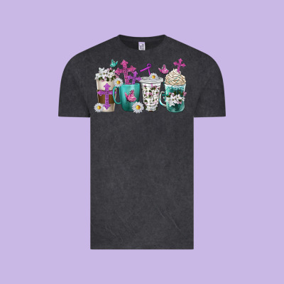 Vintage Tee blessed coffee cups