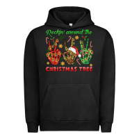 Pigment Black Rockin' Around The Christmas Tree Urban Hoodie - BundleAndBundleShop