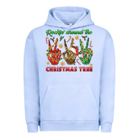 Pigment Grape Ice Rockin' Around The Christmas Tree Urban Hoodie - BundleAndBundleShop