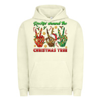Pigment Pistachio Rockin' Around The Christmas Tree Urban Hoodie - BundleAndBundleShop