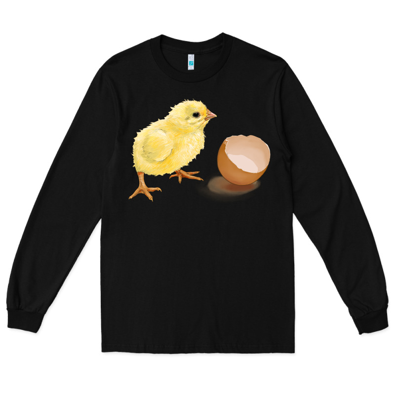 Chick With Egg Long Sleeve Tee by RanaPortraitStore | Teevron