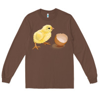 Chestnut chick with egg Long Sleeve Tee - RanaPortraitStore