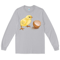 Moon Dust chick with egg Long Sleeve Tee - RanaPortraitStore