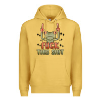 Antique Gold fuck this shit Premium Hoodie - MaliasSmallBusiness