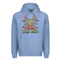 Colony Blue fuck this shit Premium Hoodie - MaliasSmallBusiness