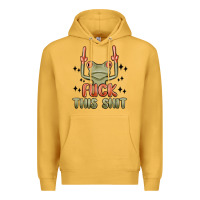 Mustard fuck this shit Premium Hoodie - MaliasSmallBusiness