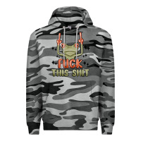 Slate Camo fuck this shit Premium Hoodie - MaliasSmallBusiness