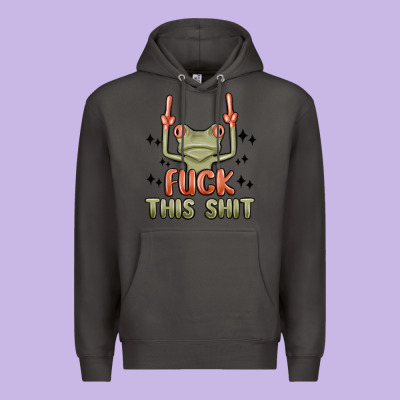Fuck This Shit Premium Hoodie Designed By Maliassmallbusiness