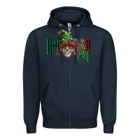 Navy girl mini elf skull Zipper Hoodie - FaDigitalArtStudio