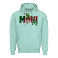 Seafoam girl mini elf skull Zipper Hoodie - FaDigitalArtStudio