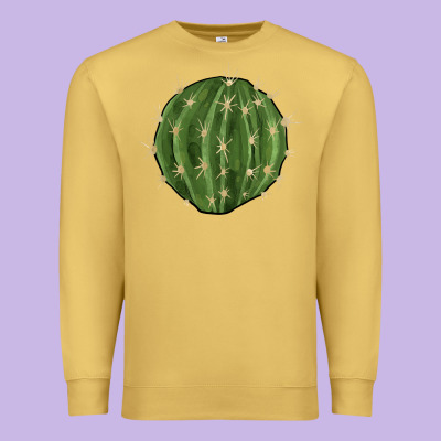 Cactus Premium Sweatshirt Designed By Barkaloodesign