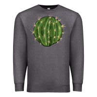 Charcoal Heather cactus Premium Sweatshirt - BarkalooDesign