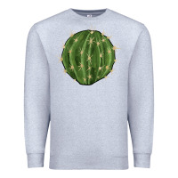 Heather Grey cactus Premium Sweatshirt - BarkalooDesign