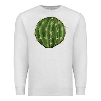 Oatmeal Heather cactus Premium Sweatshirt - BarkalooDesign