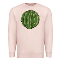 Pale Pink cactus Premium Sweatshirt - BarkalooDesign