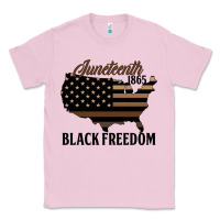 Bubblegum Pink juneteenth 1865 black freedom Classic Tee - HRA Design Shop