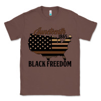 Chestnut juneteenth 1865 black freedom Classic Tee - HRA Design Shop