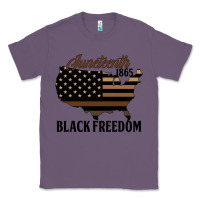Lavender juneteenth 1865 black freedom Classic Tee - HRA Design Shop