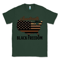 Sports Green juneteenth 1865 black freedom Classic Tee - HRA Design Shop